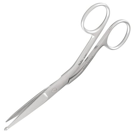 MILTEX INTEGRA Knowles Bandage Scissors, 5.5in, Curved, Sharp/Blunt Tip 5-561